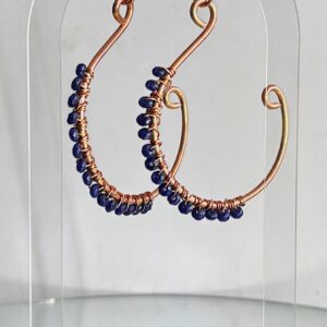 Copper Wrapped Earrings