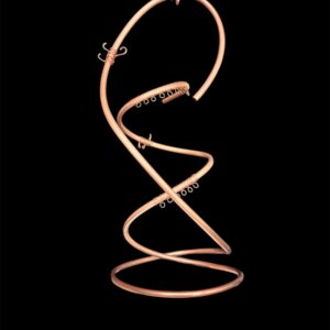 Copper Sculpture Jewelry Stand